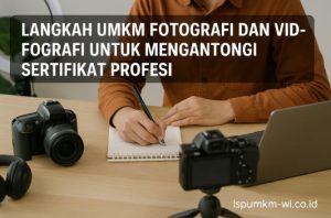 Langkah UMKM Fotografi dan Videografi untuk Mengantongi Sertifikat Profesi