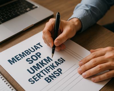 membuat SOP UMKM sertifikasi BNSP